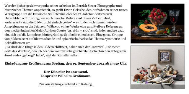 EDCAMOS | Stillleben Geiss